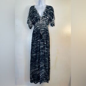 Tiare Hawaii Indigo Maxi Dress OS hawaiian